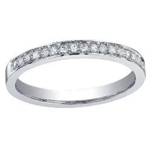 .12ct pavé (claw) Set Wedding band