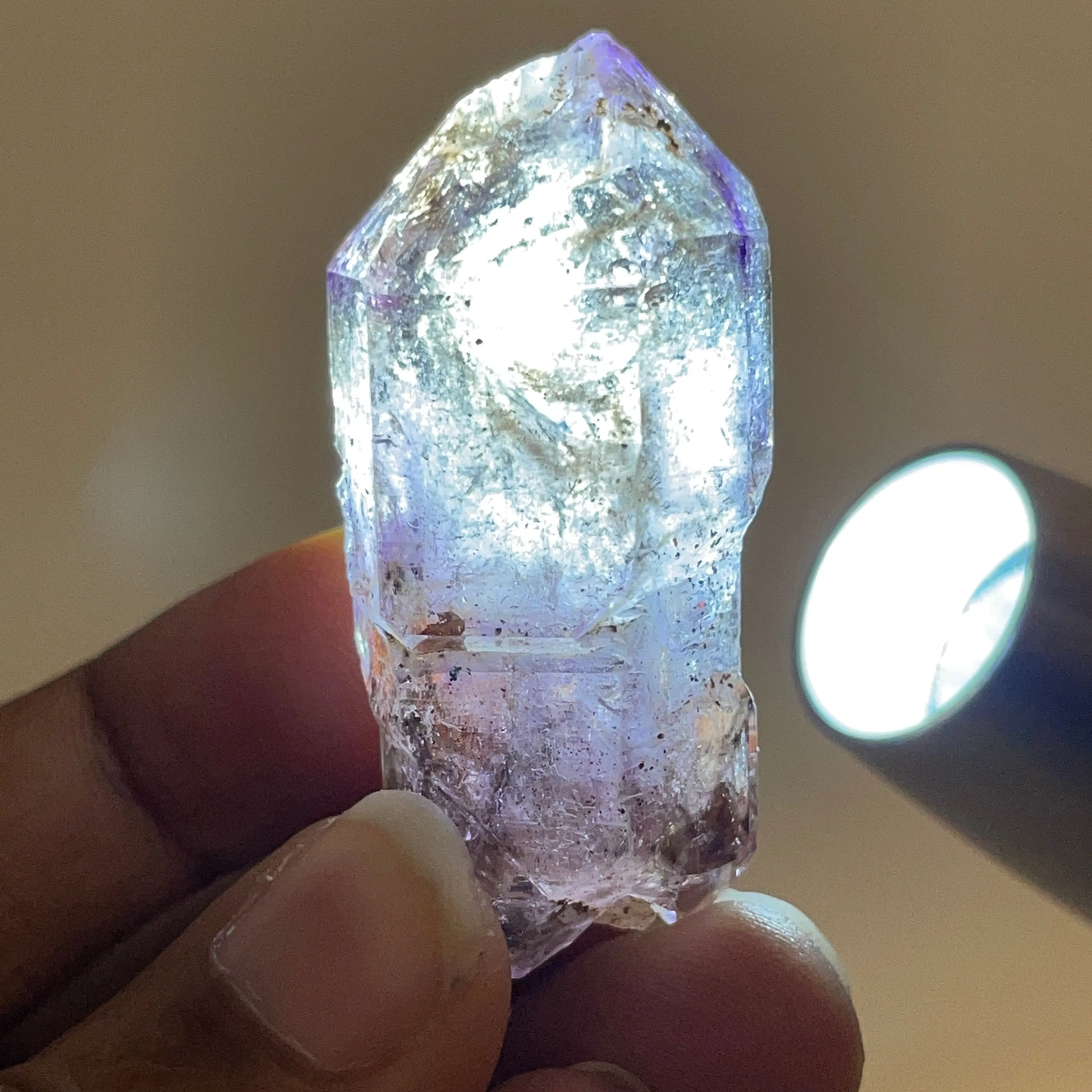 3-Pack Smoky Quartz Shangaan Amethyst Crystal From Zimbabwe