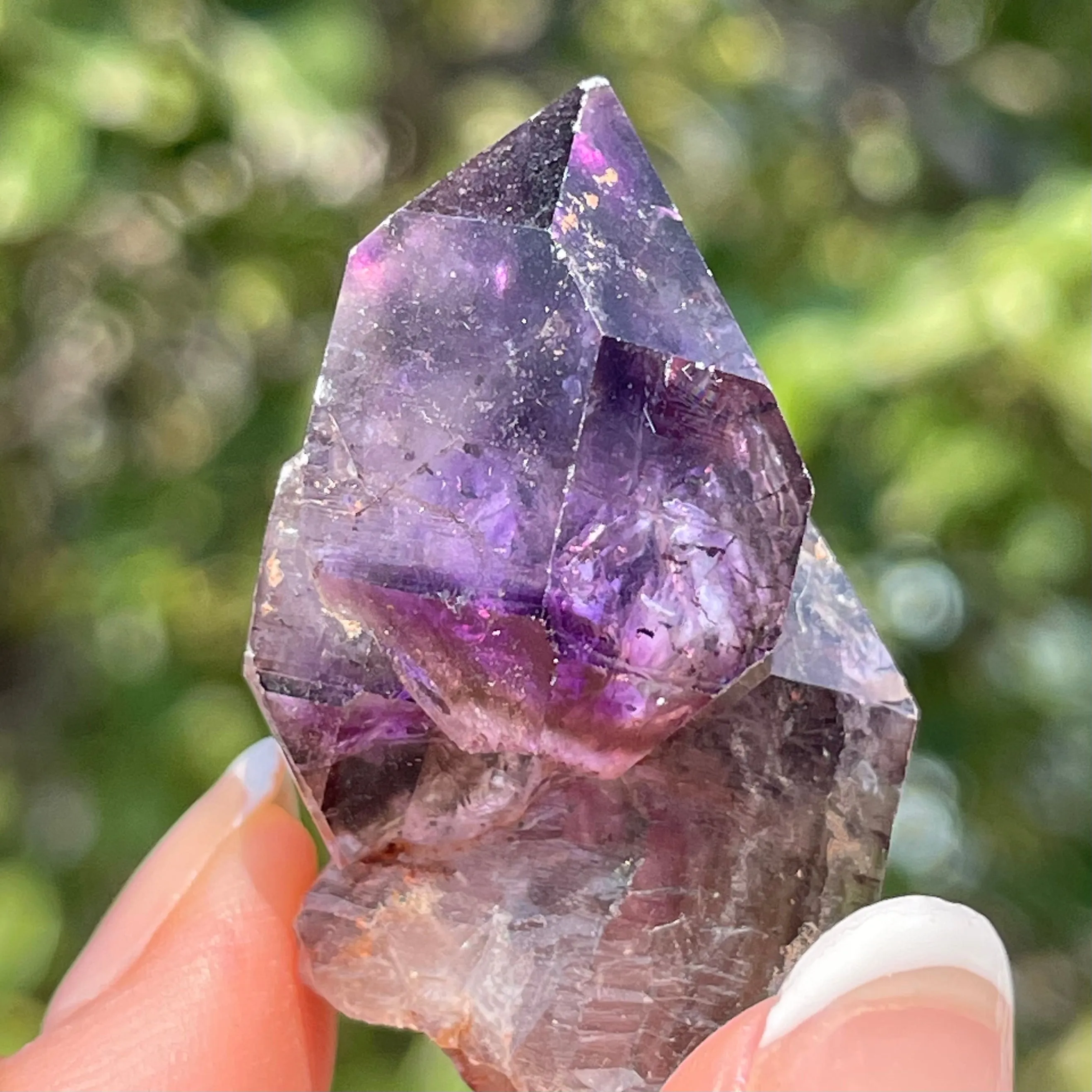35 Pieces Shangaan Amethyst Wholesale flat from Chibuku Mine, Zimbabwe (820 g)