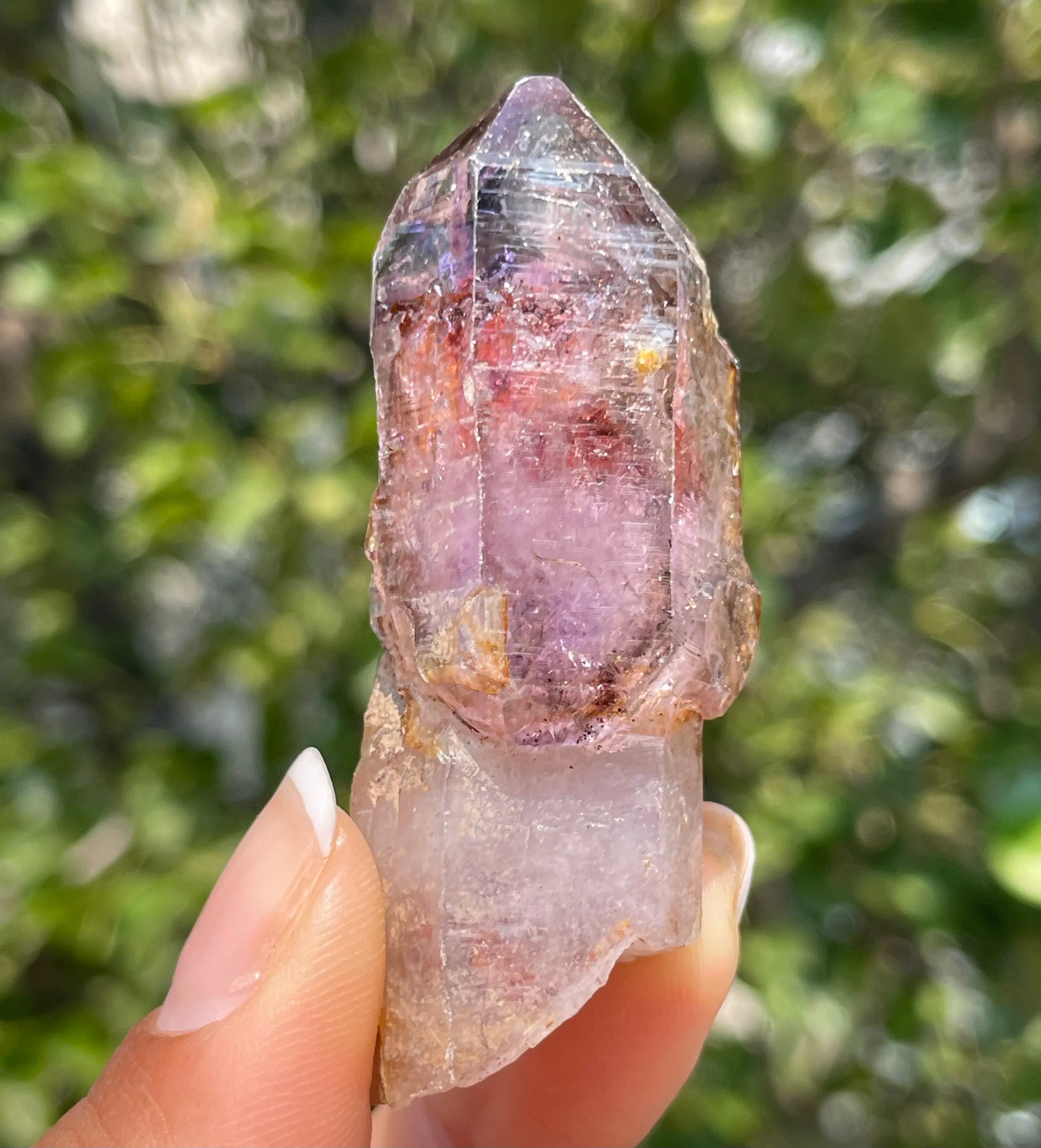 35 Pieces Shangaan Amethyst Wholesale flat from Chibuku Mine, Zimbabwe (820 g)