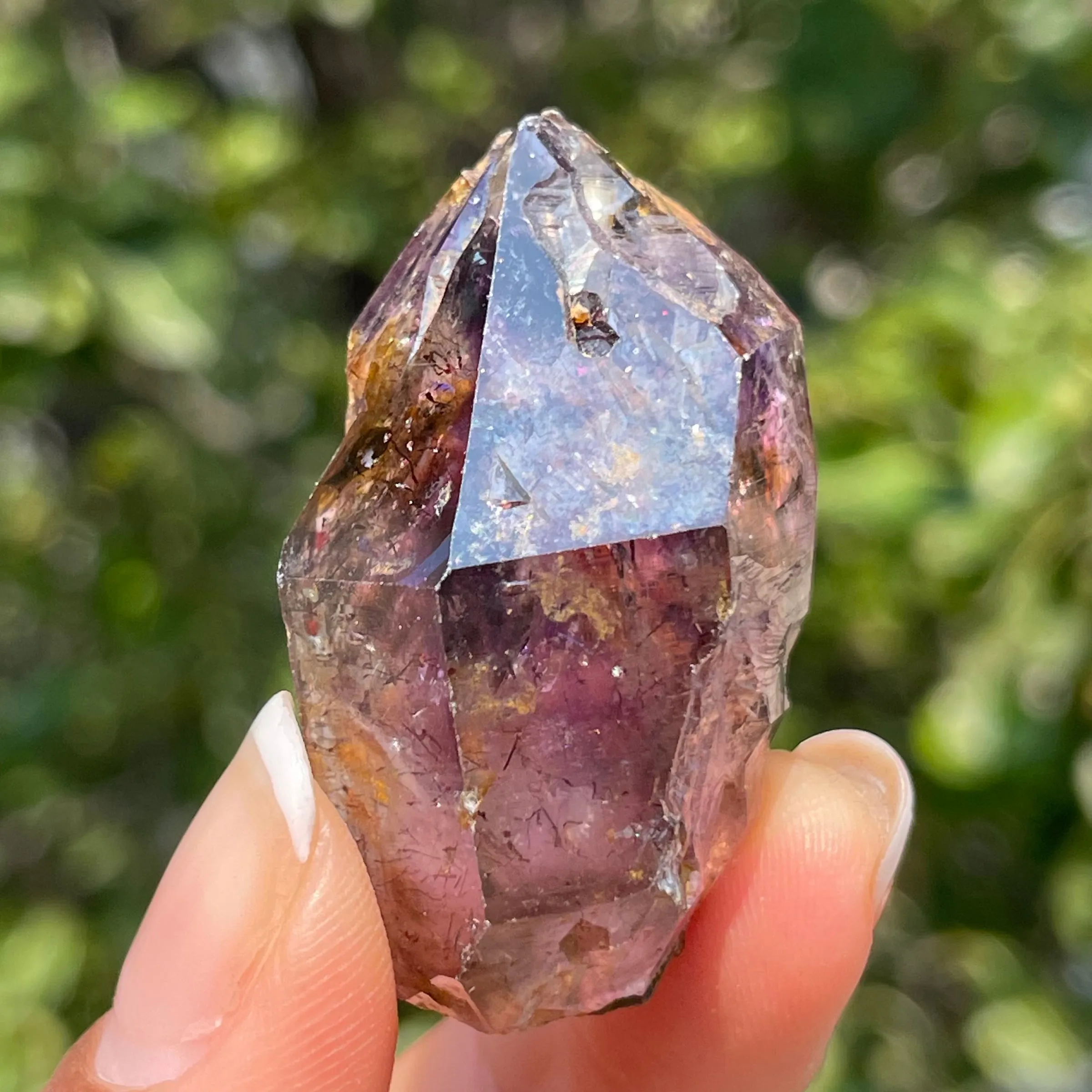 35 Pieces Shangaan Amethyst Wholesale flat from Chibuku Mine, Zimbabwe (820 g)