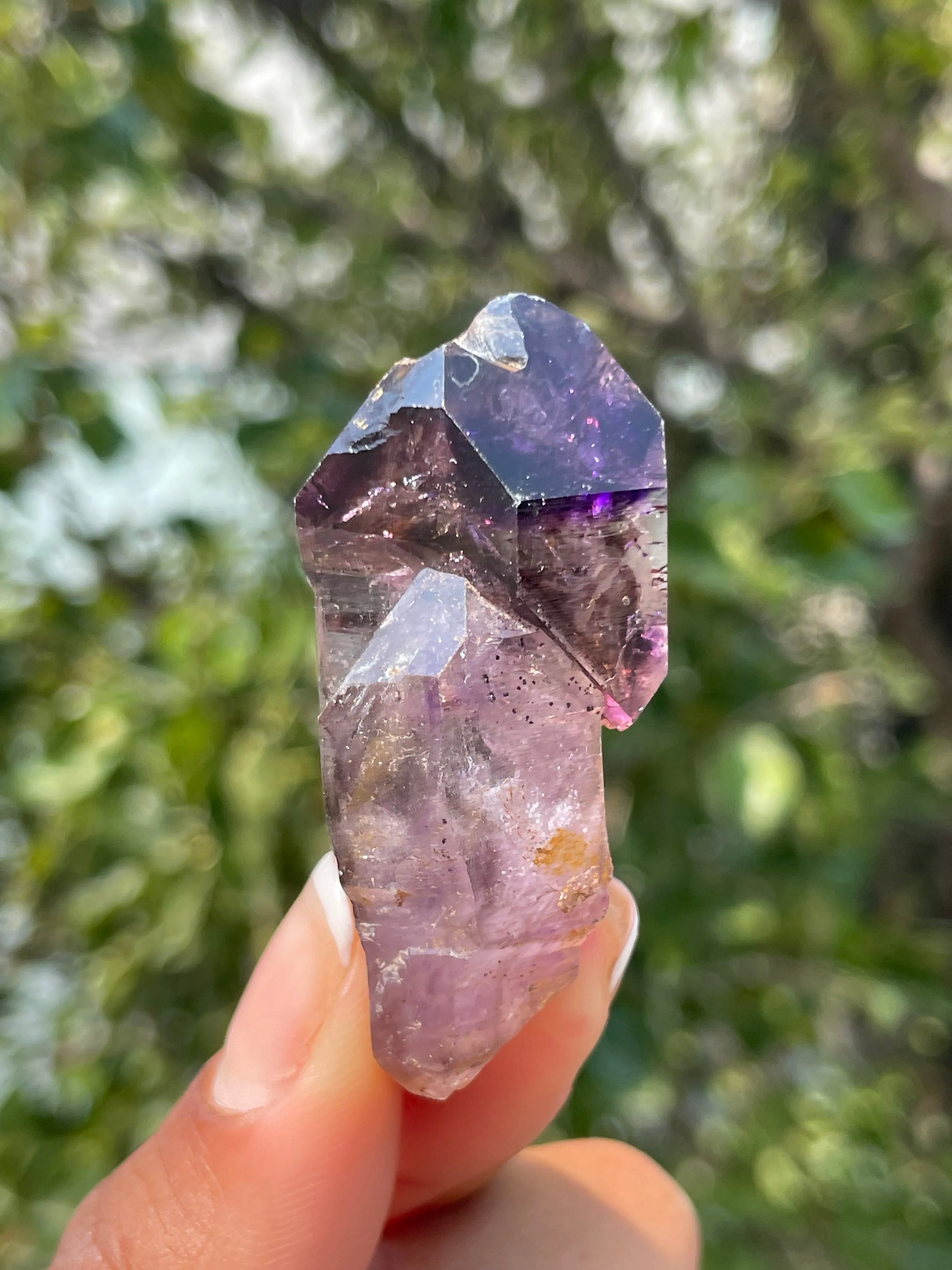 35 Pieces Shangaan Amethyst Wholesale flat from Chibuku Mine, Zimbabwe (820 g)