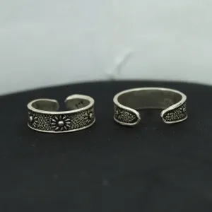 925 Hallmarked Silver Toe Ring 11670-7799