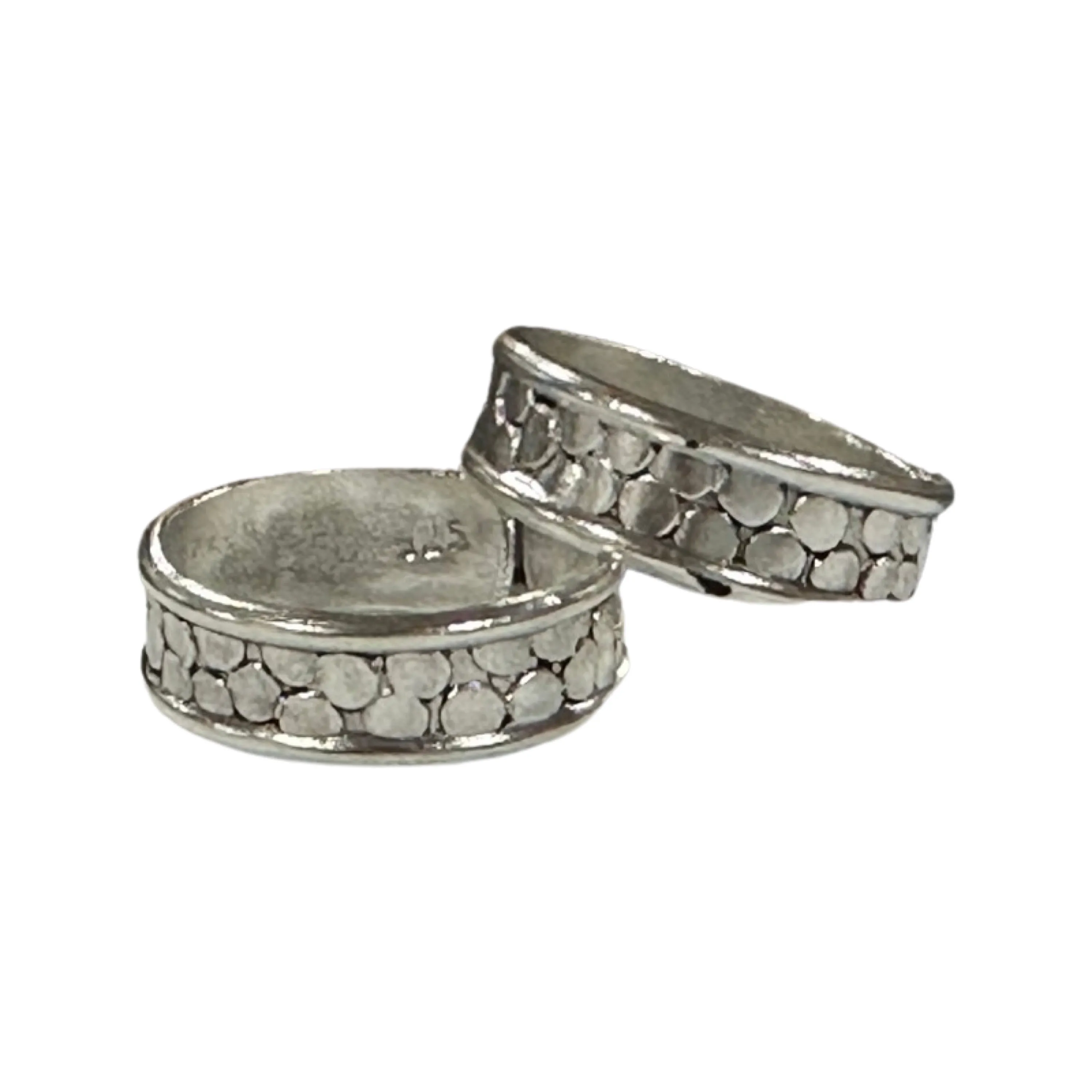 925 Sterling Silver Oxidized Toe-rings - Design #03