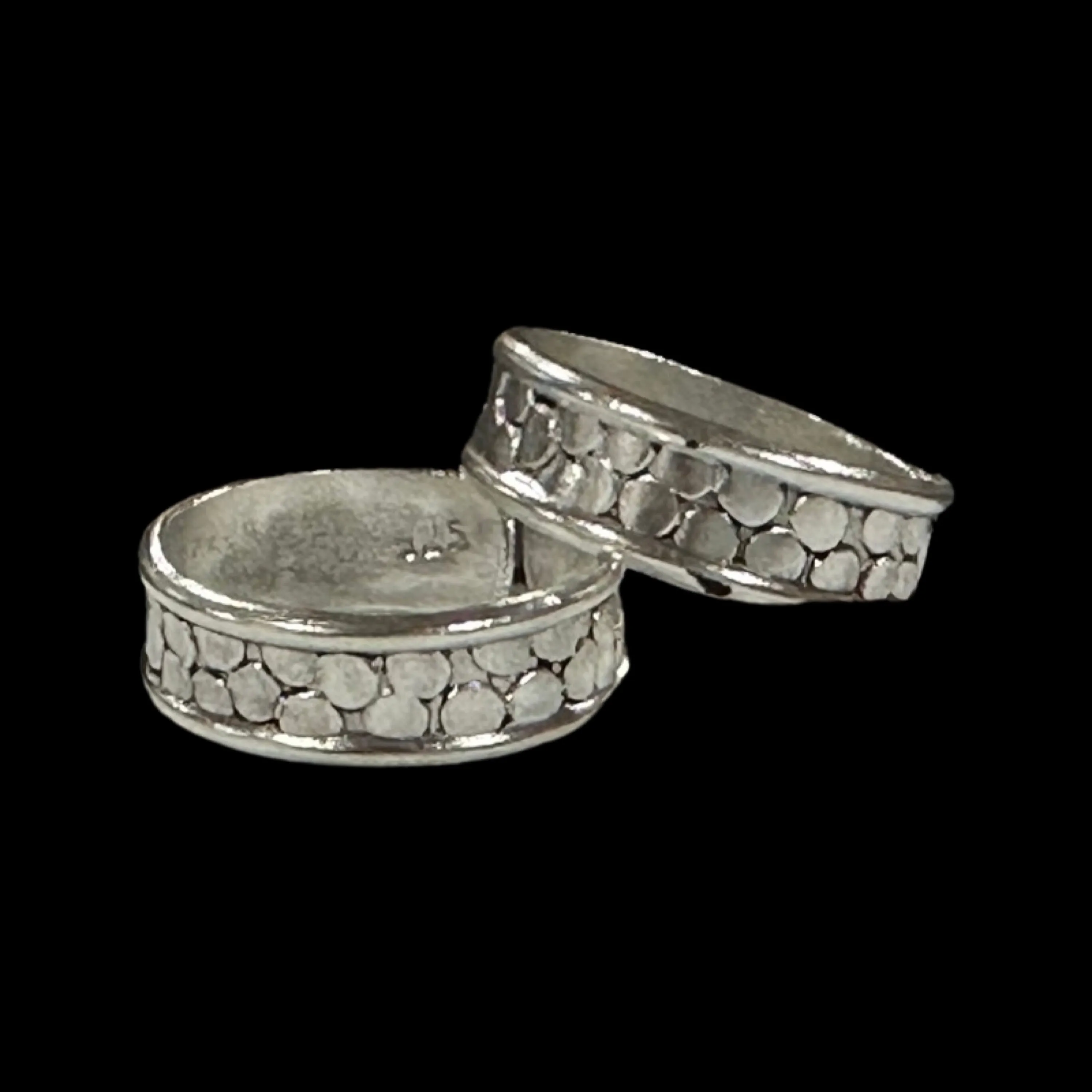 925 Sterling Silver Oxidized Toe-rings - Design #03