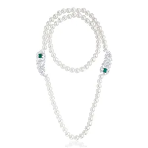 Amalfi 925 Silver Kalgi Pearl Necklace