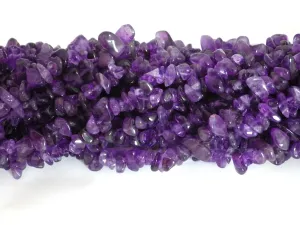 Amethyst | Chip Beads | 5-8mm | 32" String