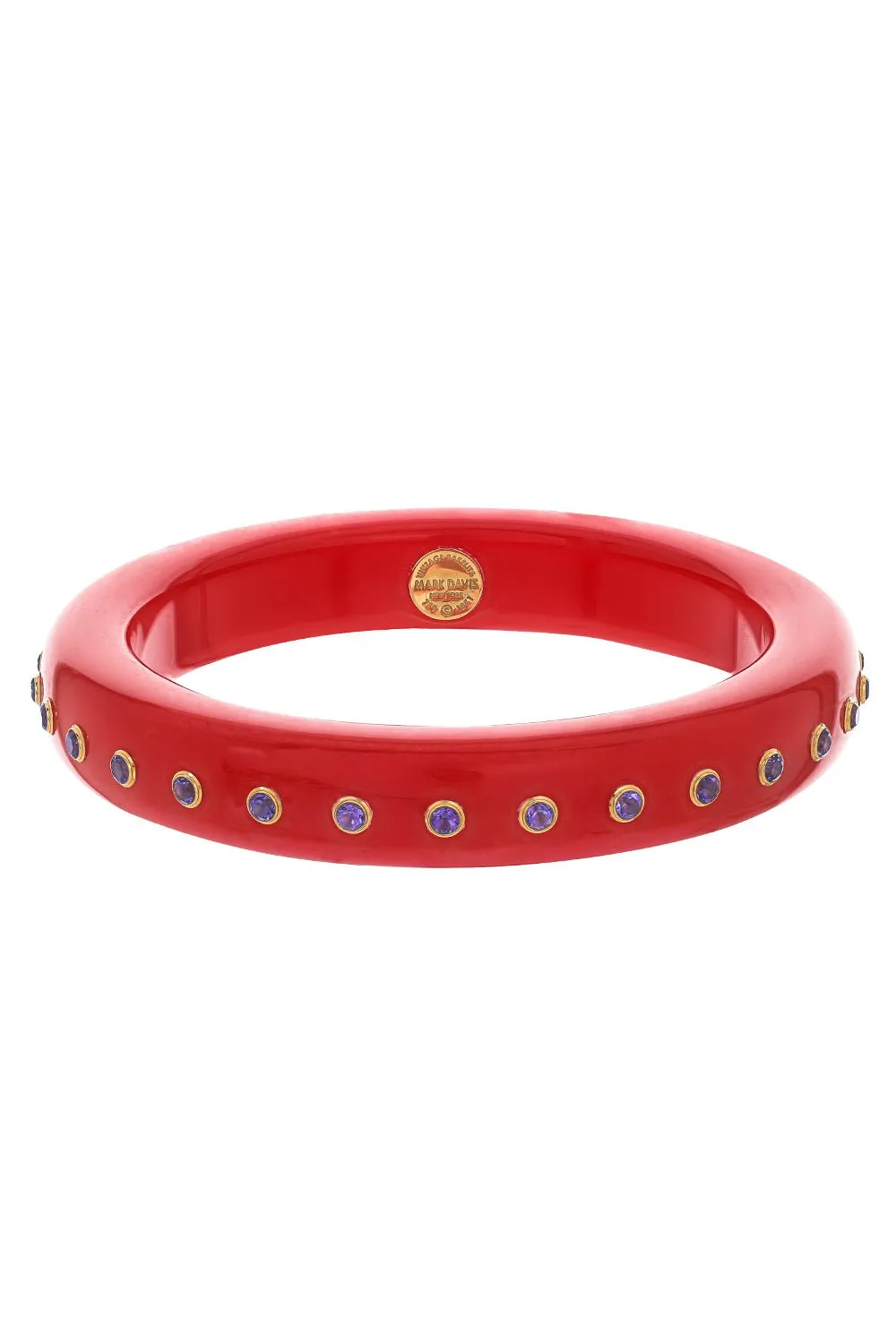 Amethyst Red Bakelite Bangle