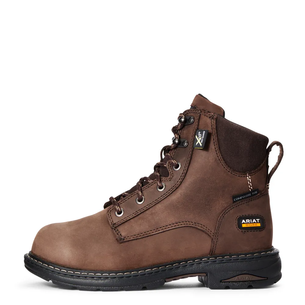 CASEY 6-INCH METGUARD COMPOSITE TOE BOOT - 200-Brown | Ariat 10033995
