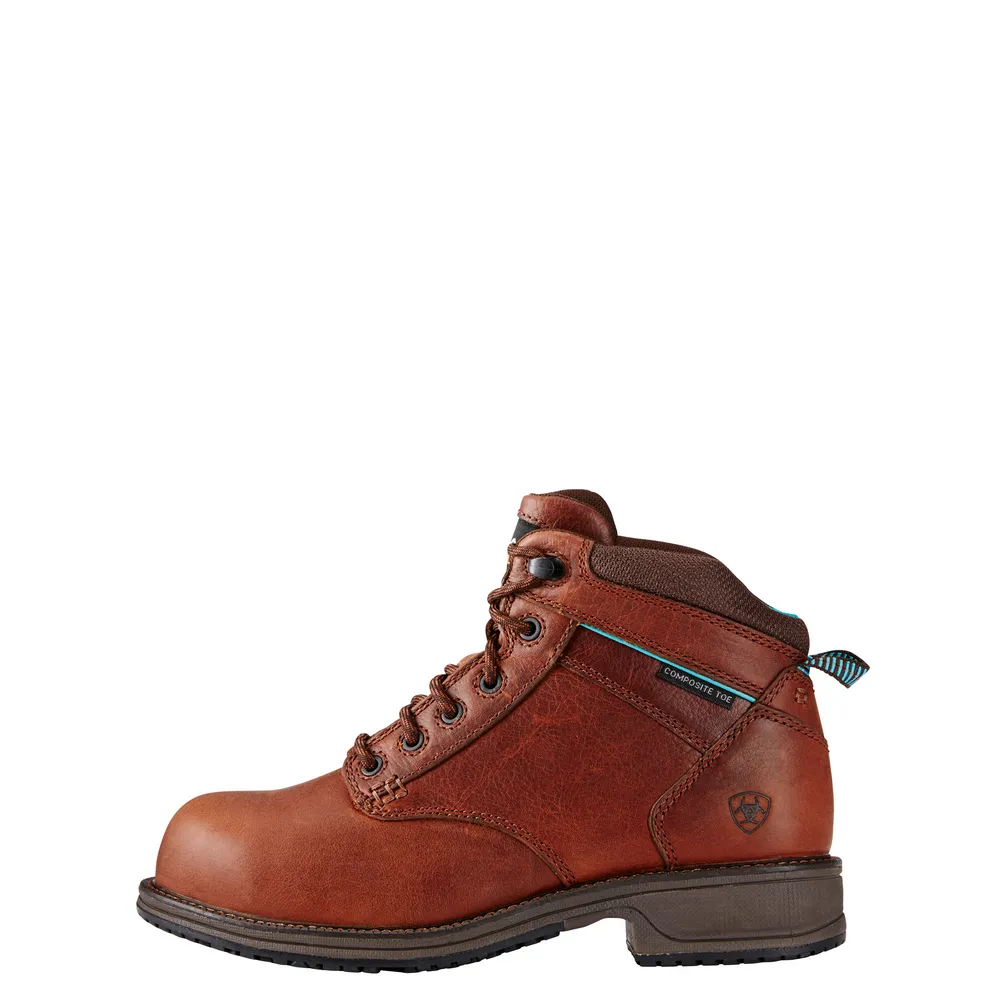 CASUAL WORK MID LACE SD COMPOSITE TOE BOOT - 200-Brown | Ariat 10020097