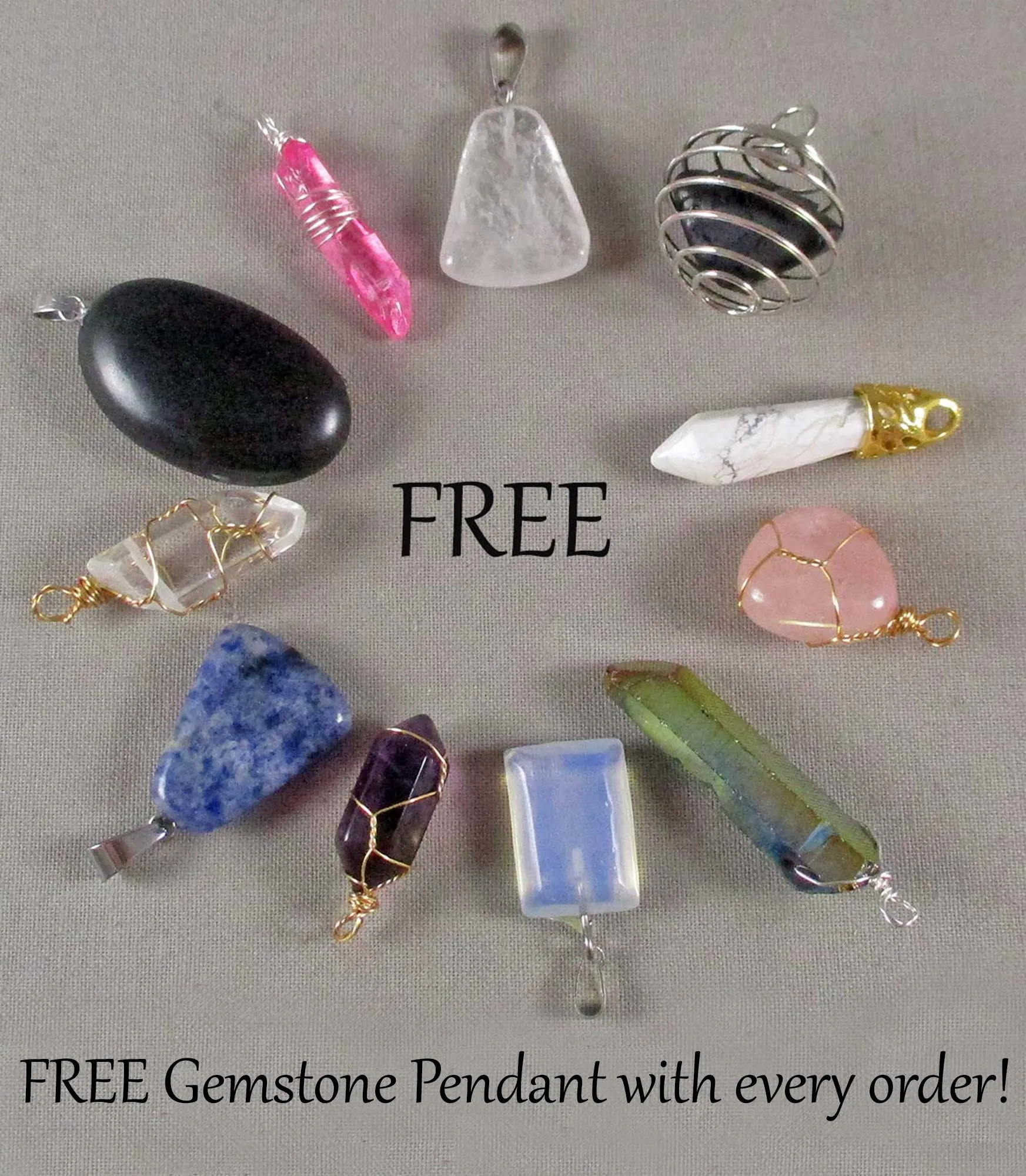 Clear Quartz Flower Worry Stone 1pcs C153