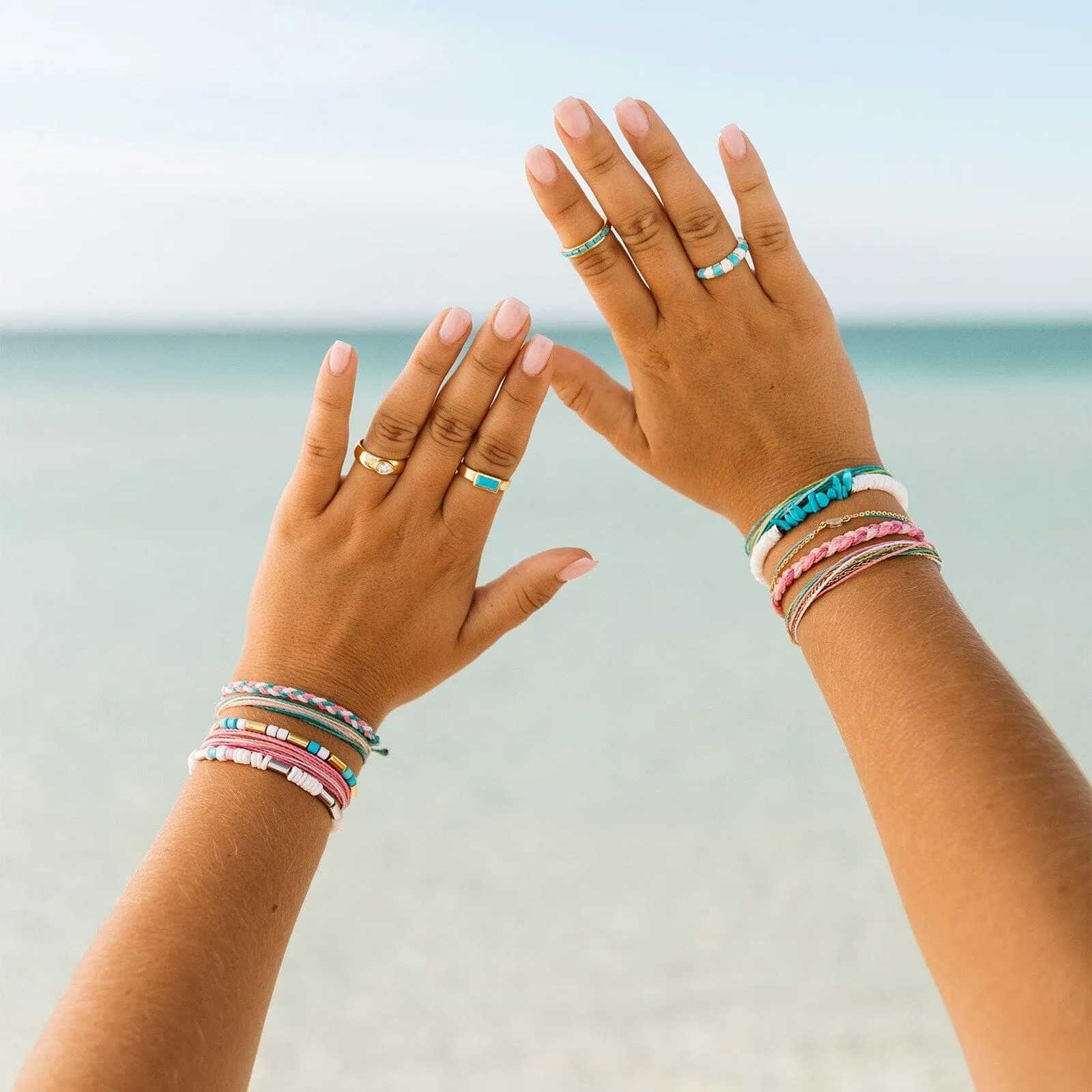 Dainty String & Chain Slider Bracelet