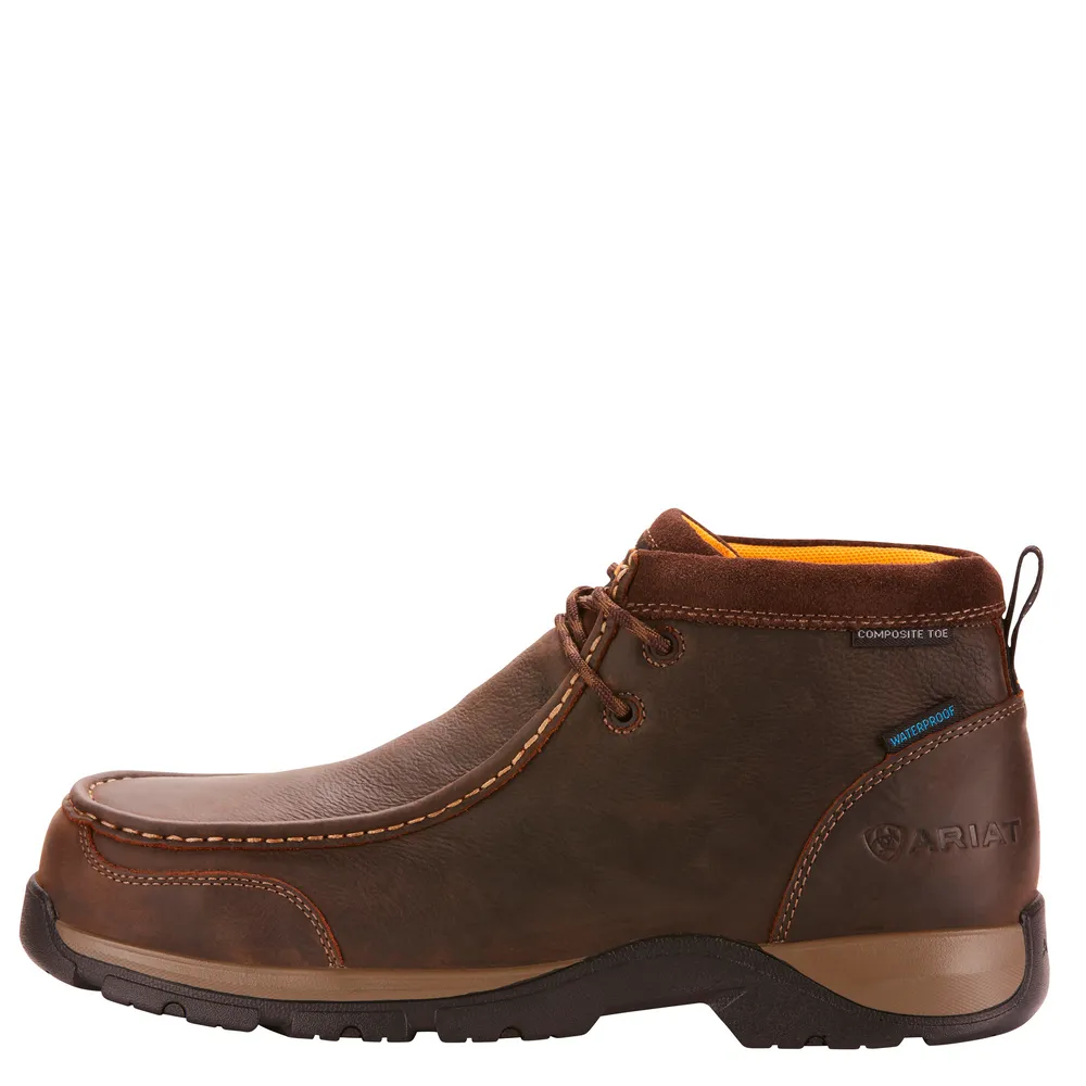 EDGE LTE MOC H2O COMPOSITE TOE BOOT - 200-Brown | Ariat 10024956