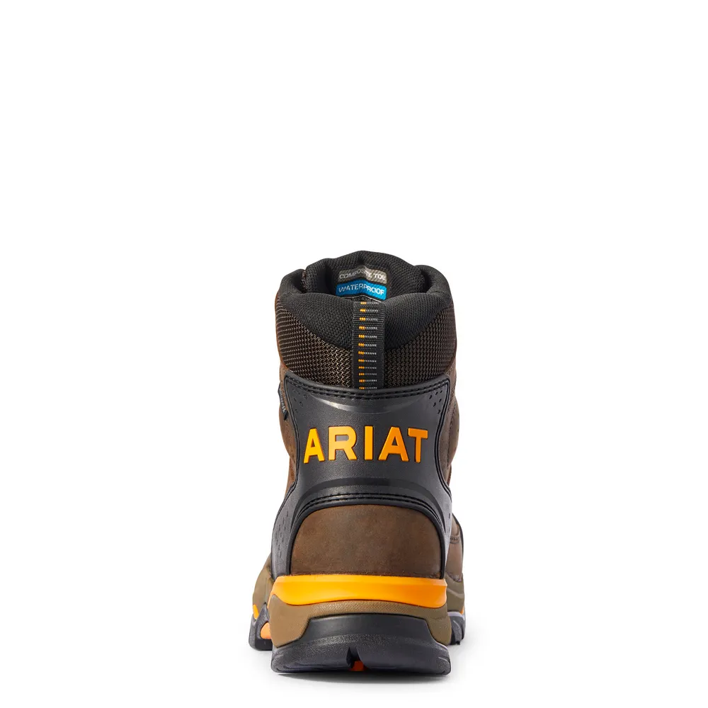ENDEAVOR 6-INCH WATERPROOF CARBON TOE BOOT - 200-Brown | Ariat 10031591