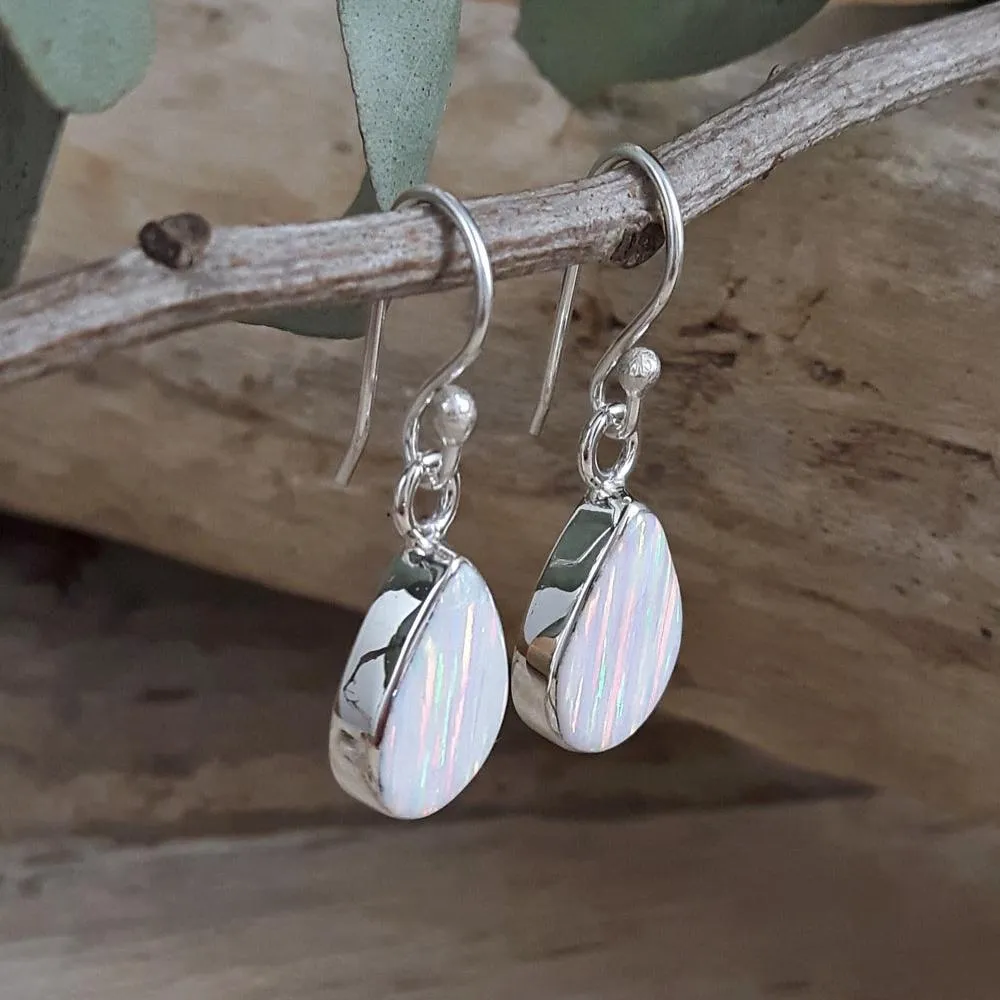 Flinder White Renoir Drop Earrings