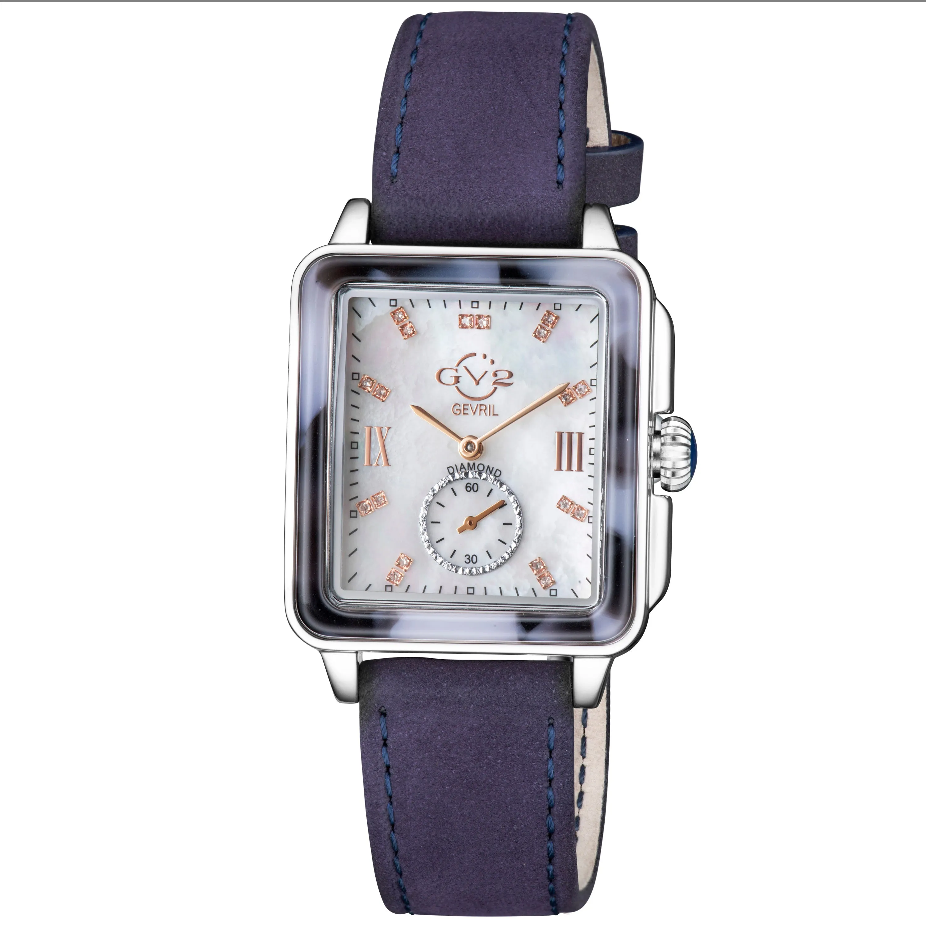 GV2 by Gevril Women's Bari Tortoise 34mm Quartz Watch 9244
