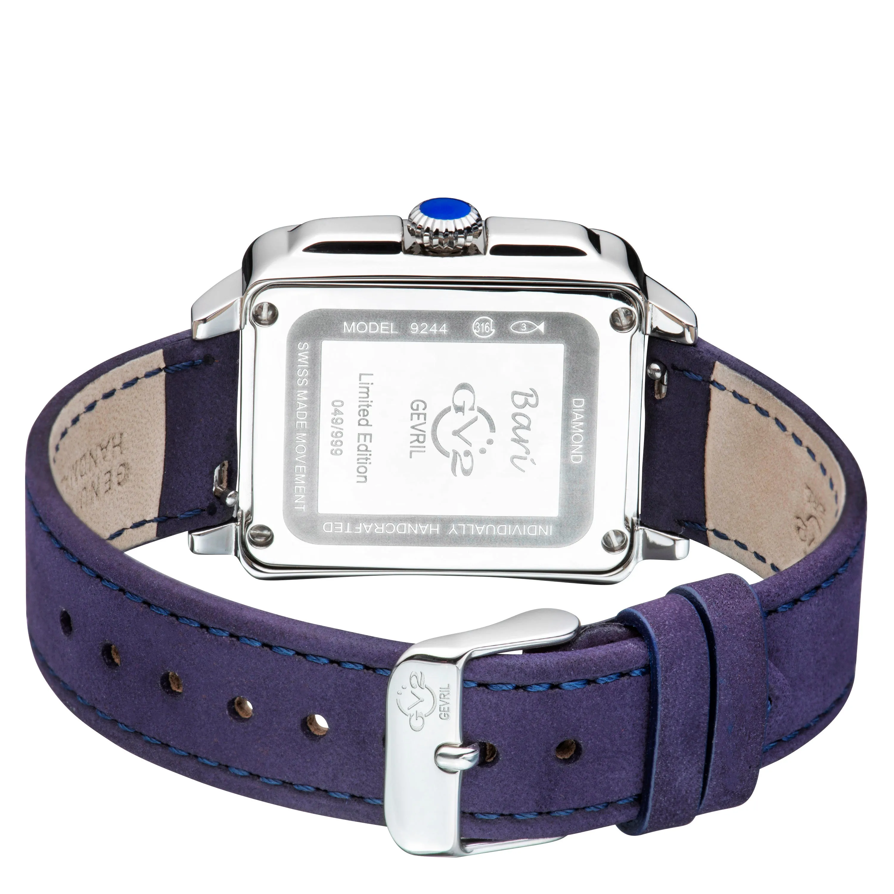 GV2 by Gevril Women's Bari Tortoise 34mm Quartz Watch 9244