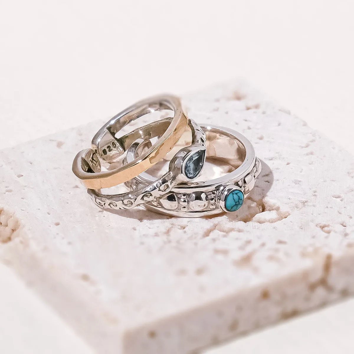 Maharani Midi Ring / Toe Ring - Turquoise