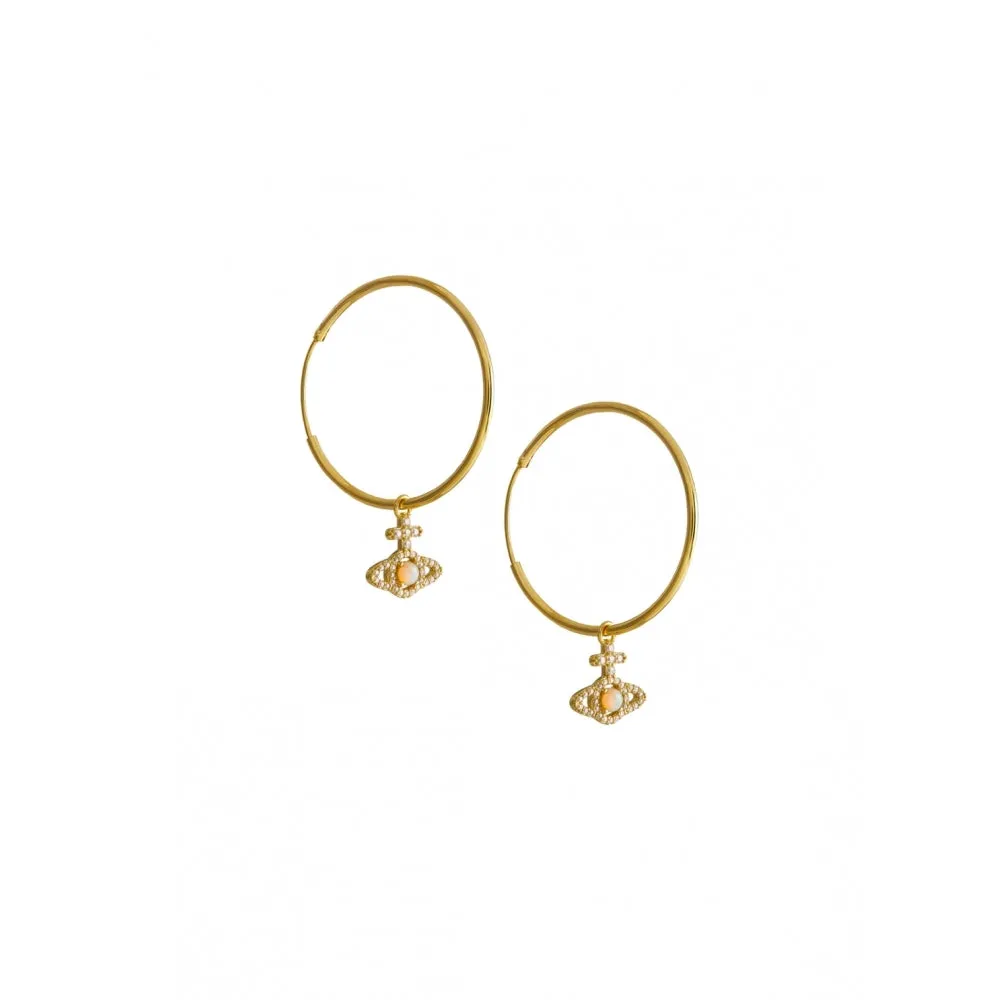 Olympia Hoop Earrings - Gold - 62030069-02R210-SM