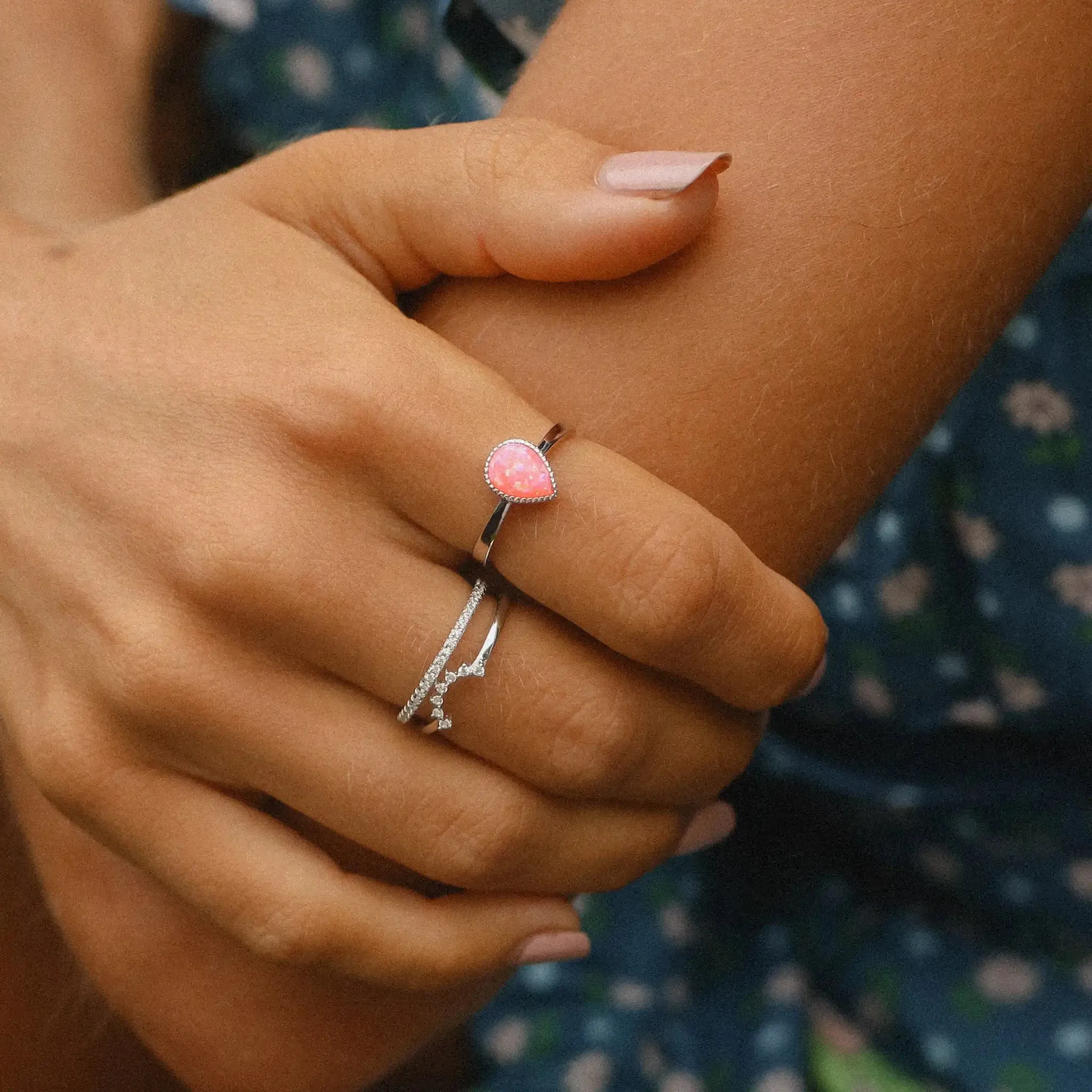 Pink Opal Ring