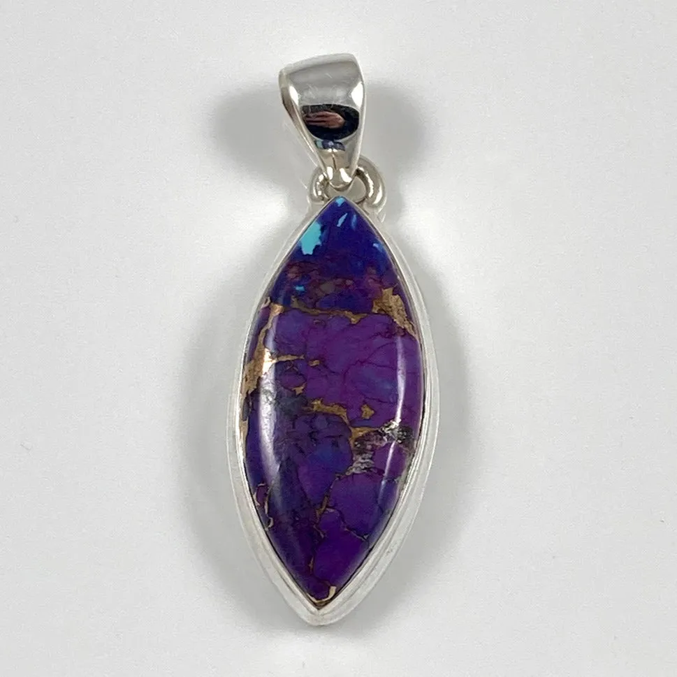 Purple Copper Turquoise Pendant