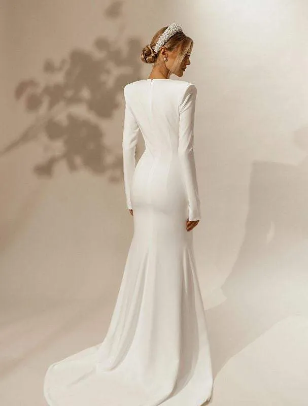 Ring White Wedding Dress