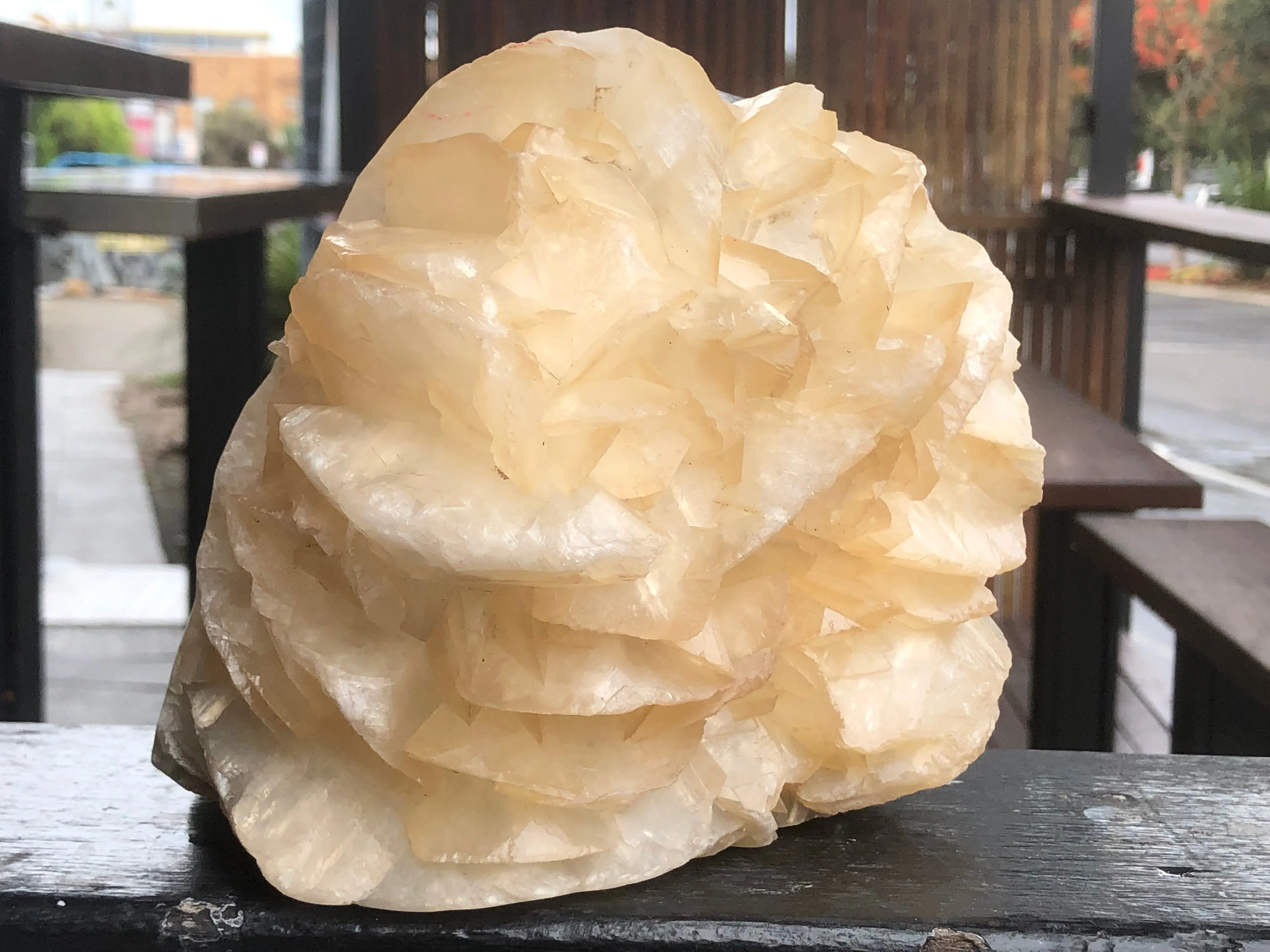 Rock Quartz on Matrix Skull Sculpture [1k1535]