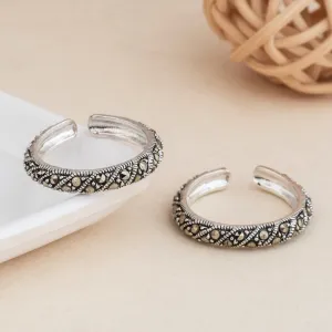 Silver Marca Elegance Toe Ring