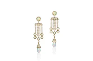 The Gatsby Opal Earrings