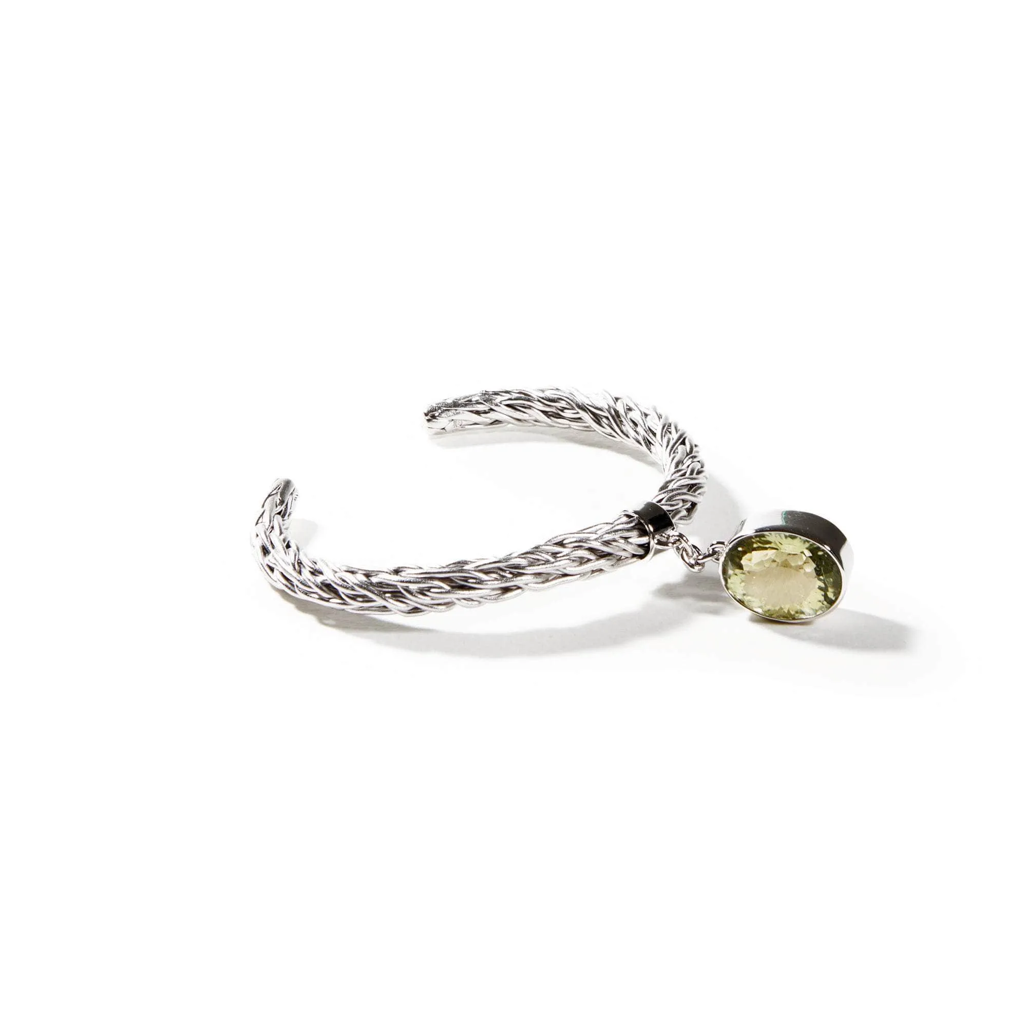 Tuoli Green Amethyst Bangle